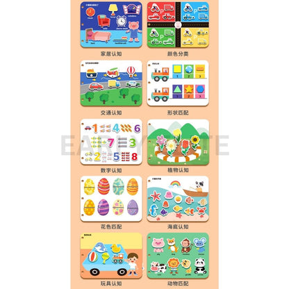 [SALE] First Words Busy Book Chinese English Early Education [Ready to Play]