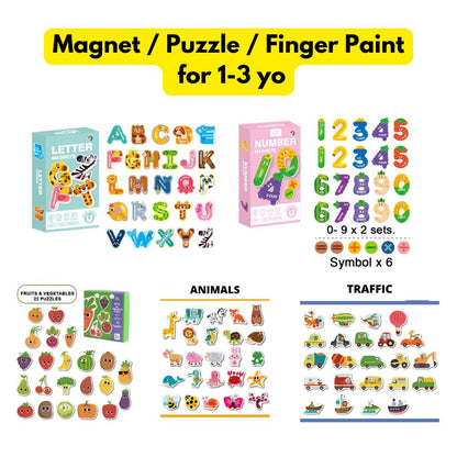 [SALE] Kid Magnet / Puzzle / Finger Paints